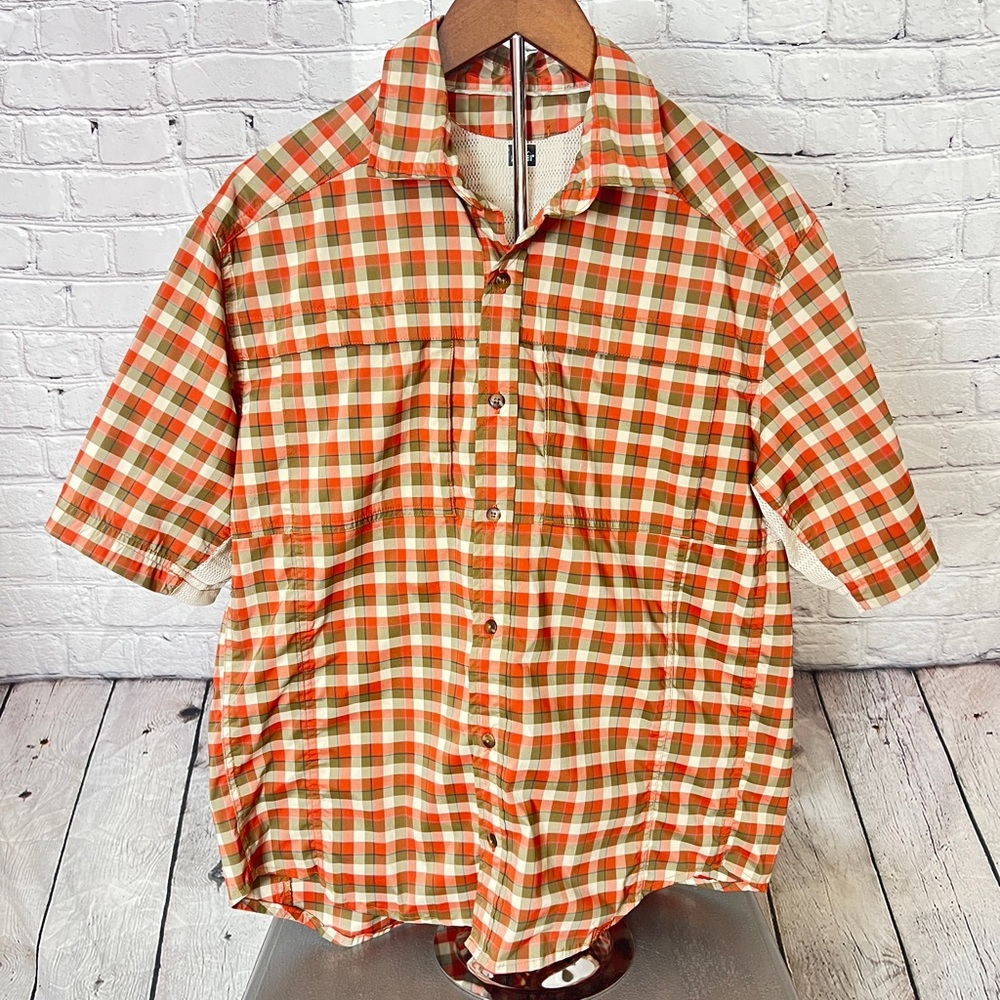 Plaid Short Sleeve Men's Shirt